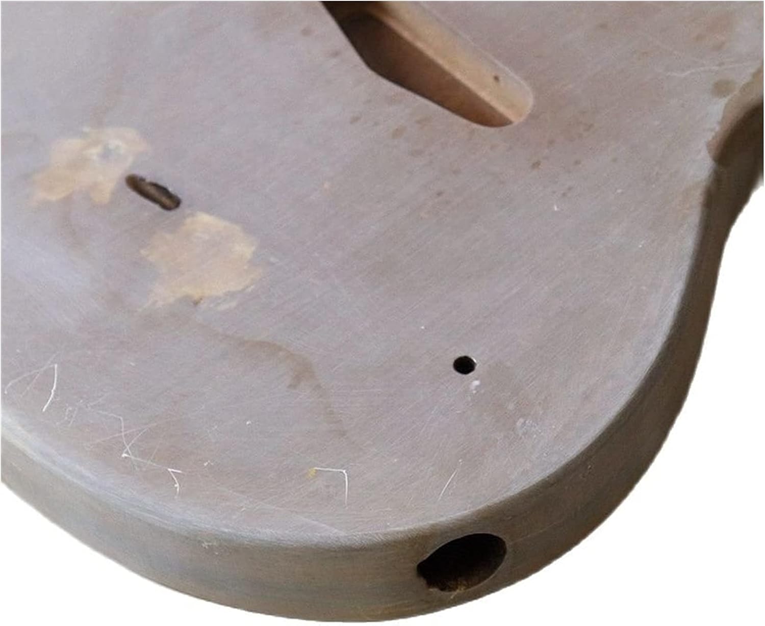 Unfinished Guitar Kit Corps De Guitare Électrique Pour Enfants Corps De Guitare ST Gris Mini Baril De Guitare Finition Mate Pièces De Corps De Bricolage Handmade ​Guitar Body