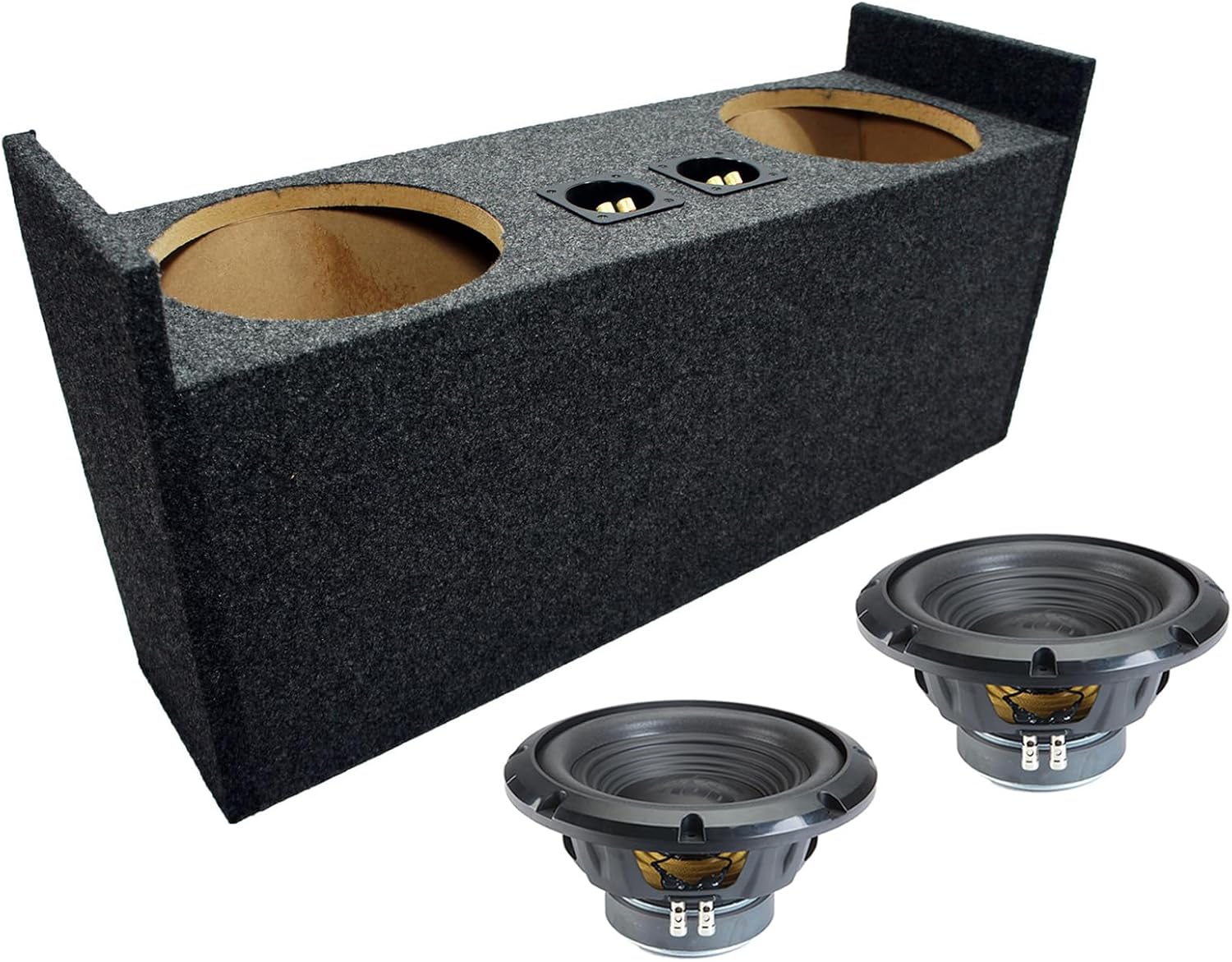 Alpine Compatible with 1987-2006 Jeep Wrangler YJ TJ Sealed Dual 10