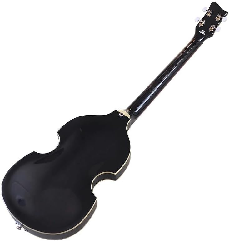 4-String Violin Bass Guitar, 41-Inch Full Size, Right-Handed, High Gloss Black Finish(M2)