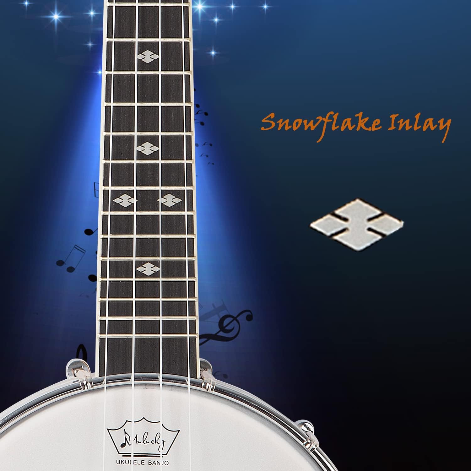 Mulucky 4-String Banjo Ukulele | Banjolele 23