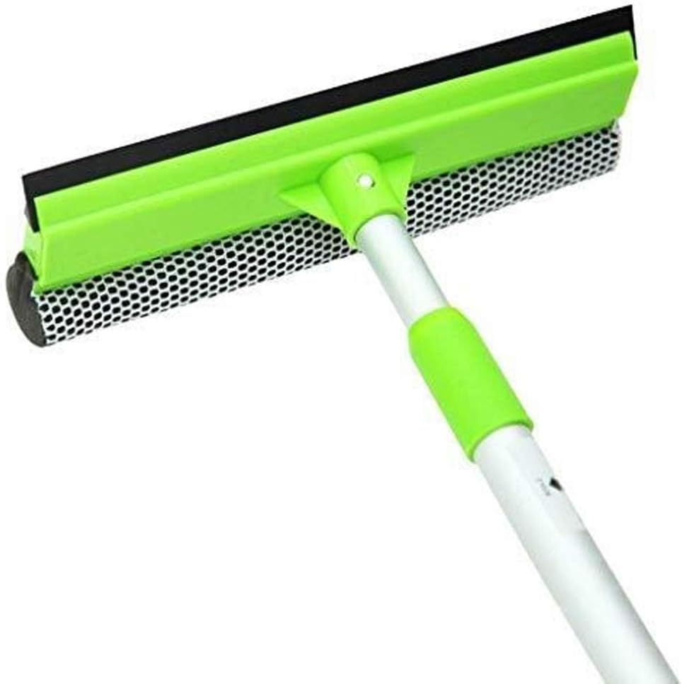 Reach Squeegee Window Cleaner Shower Squeegee, High Window Cleaning Tools, Car Windshield Tool Doors - Indoor/Outdoor Washing