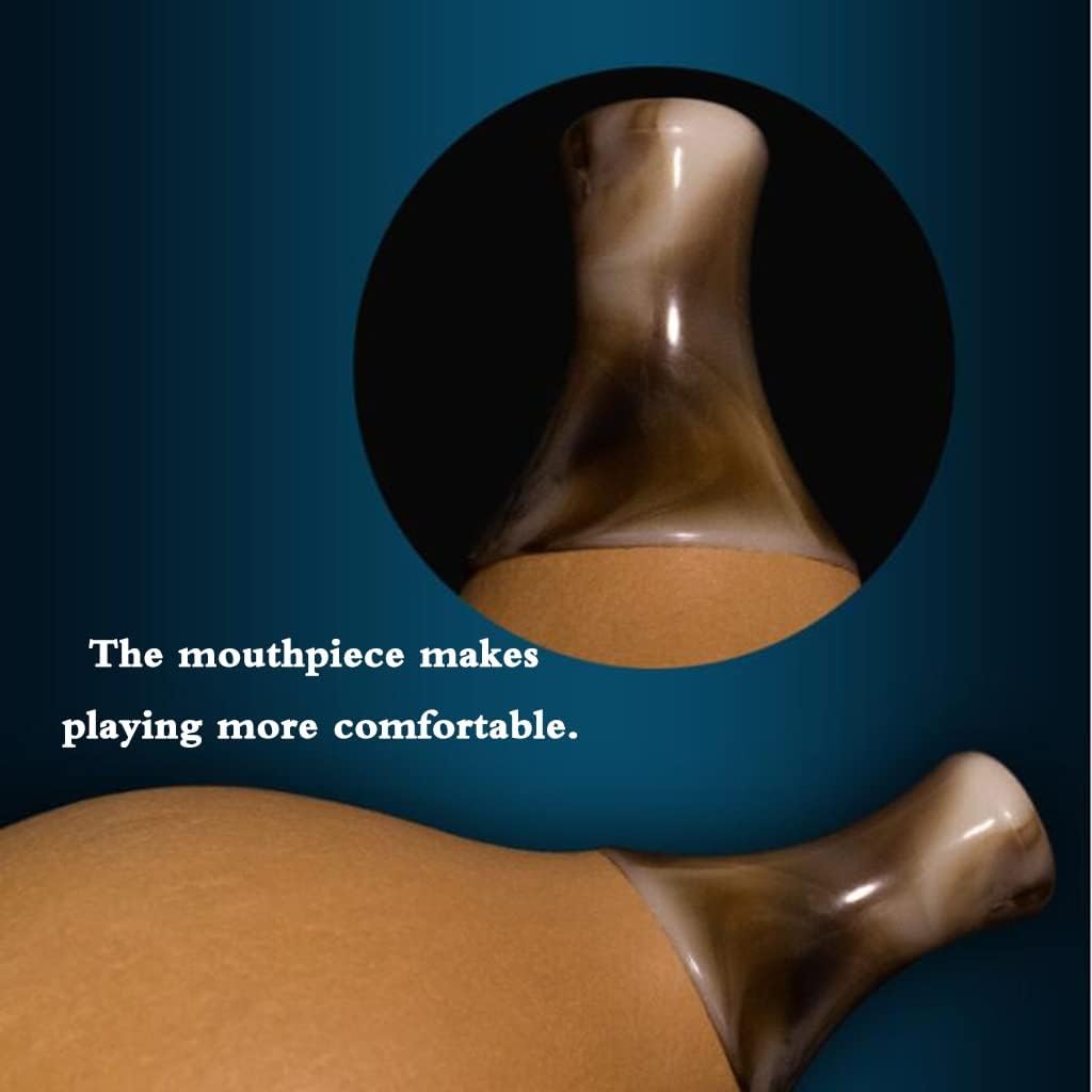 Musical Instruments 7-hole Cucurbit Instrument Purple Bamboo Wooden Flute Student Adult Beginner Playing Hulusi Durable Intonation, Portable Give Gifts (Color : Brown, Size : C-key)