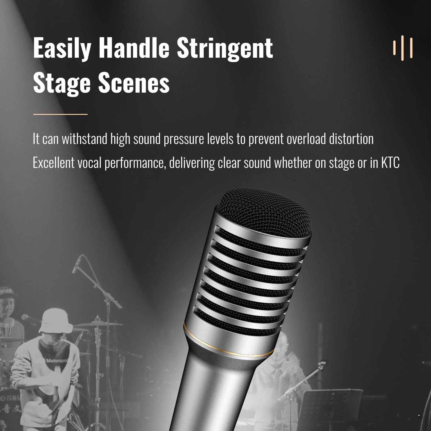 TAKSTAR Cardioid Dynamic Microphone, TA-68 Vocal Recording Professional Stage Microphone for Broadcast Mic with Suspension Shock-Mounted Cartridge, Mic Clip, Metal Suitcase, 3-pin XLR Connector