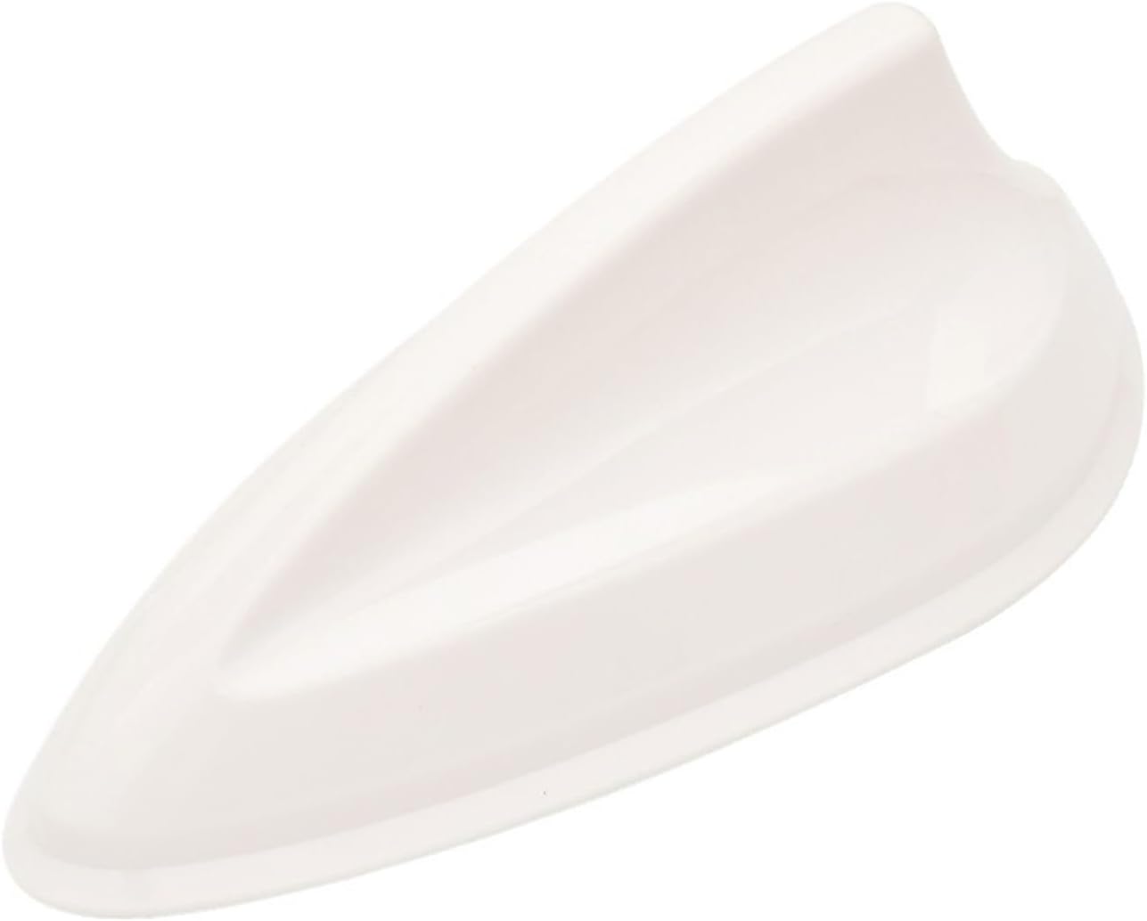 Car Roof Shark Fin Aerial Antenna Toppers Universal Auto Fm Antenna Signal Decorative Compatible For BMW/Honda/Toyota/VW/Kia/Nissan(White)