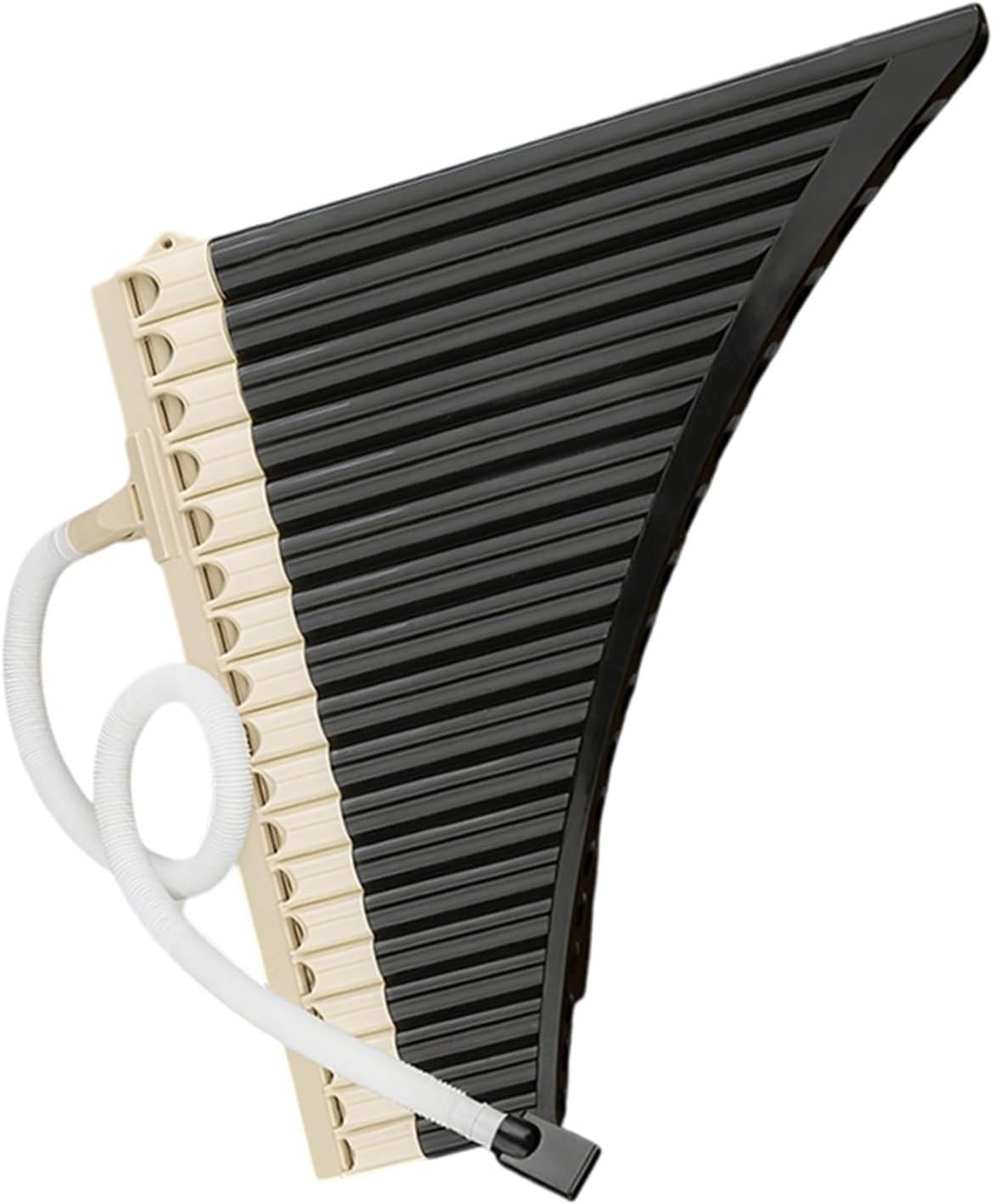 25 Pipe C Key Pan Flute Pan Flute 16 18 Pipe Sliding Mouthpiece Professional Adult Beginner Practice Woodwind Instrument(18 brown)