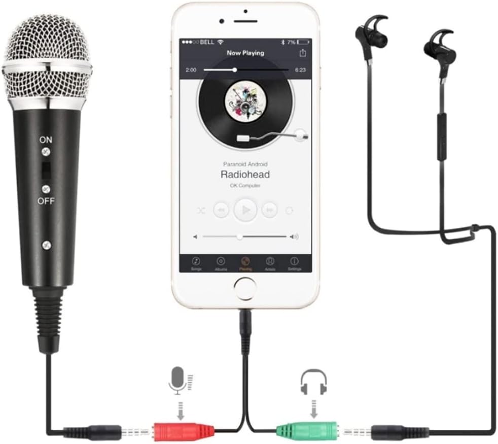 Professional Microphone, Condenser Recording, Direct Podcast, Powerful Stereo Jack, Suitable for Learning Influencers