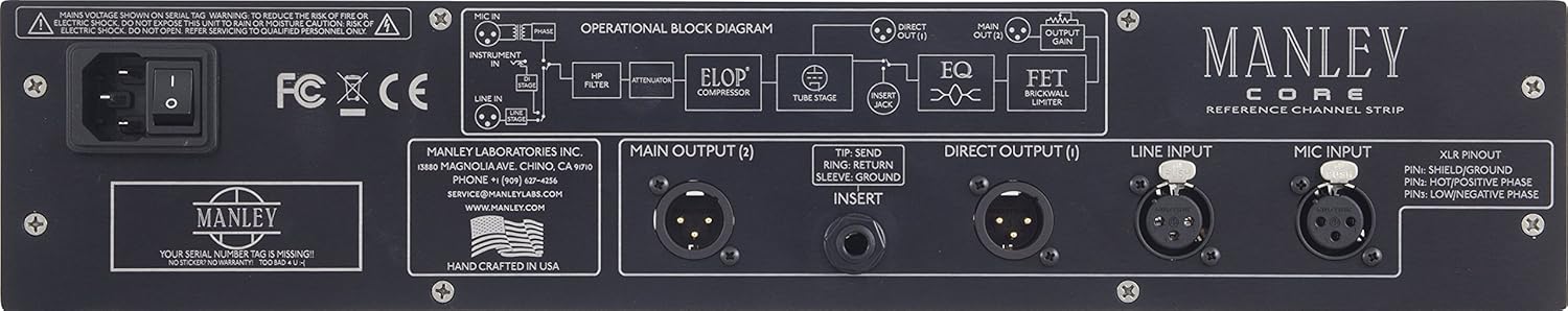 Manley CORE Reference Channel Strip