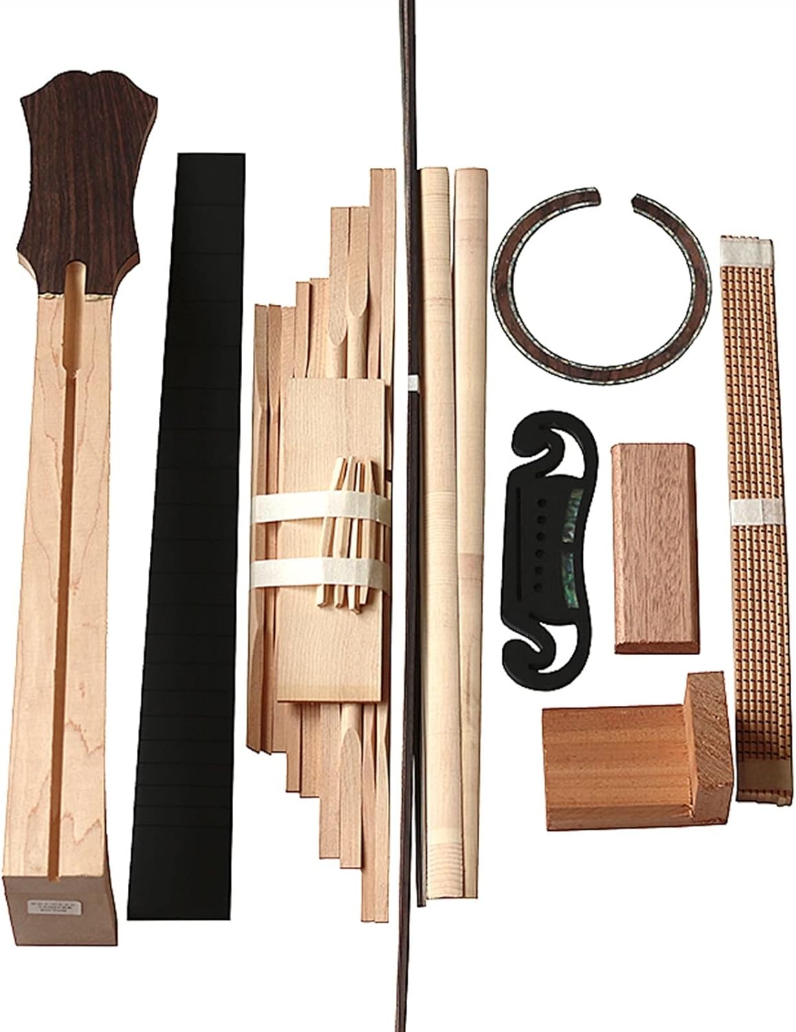 43 Inch 42 Inch Full Single Folk Guitar Accessories Making Material Set Combination Rosewood Guitar Unfinished Guitar Body (Color : 4)