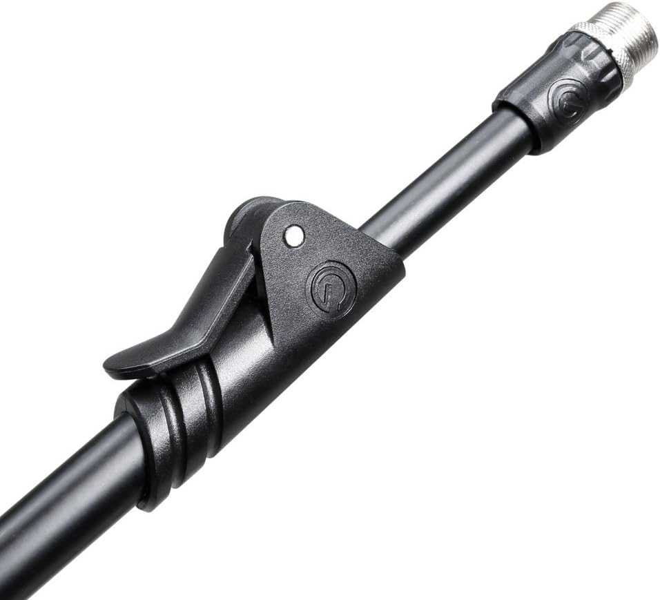 Gravity GMS4322B MS 4322 B Microphone Stand with Folding Tripod Base & 2-Point Adjustment Telescoping Boom