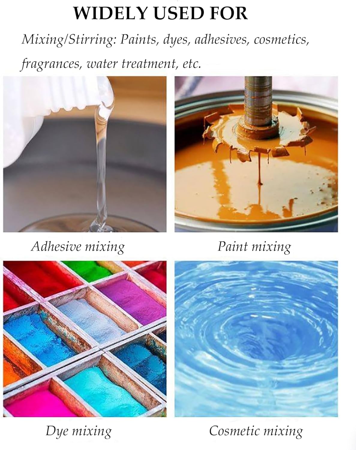 Pneumatic Paint Mixer for IBC Open-top Drum, Coat Mixer Bracket Air Agitator Stirring Machine, Paint Mix Tool for Paint, Fluids, Manufacturing, Labs, Industrial Use(Five-cylinder)