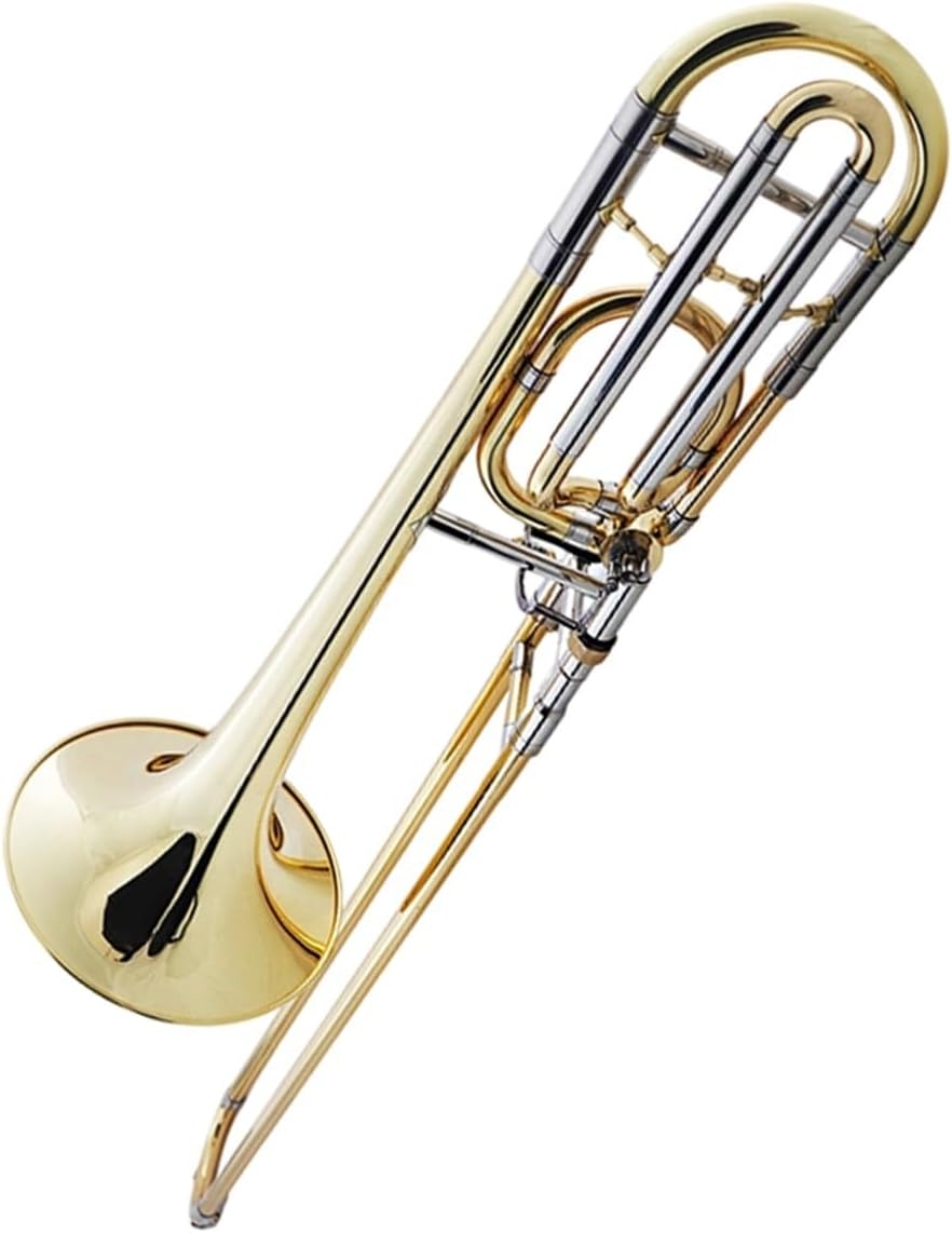 Adult Trombone Instrument B Flat To F Tenor Pitch Change Beginners And Adult Trombone Professional Playing Lacquer Gold