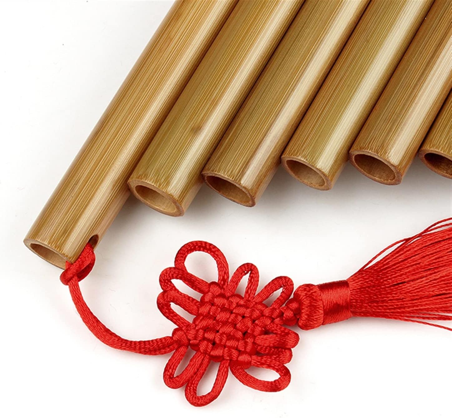 Pan Flute 10 Pipes Natural Bamboo Wind Instrument Panpipe G Key Handmade Pan Flute