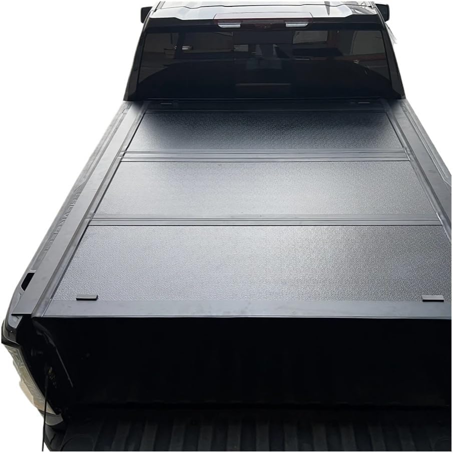 Aluminum Alloy Hard Four Fold Bed Tonneau Cover Waterproof 4x4 Offroad Folding Car 4 Truck