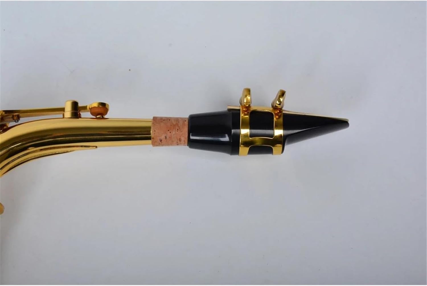 Alto Saxophone Eb Brass Plated Electrophoretic Gold Professional Woodwind Instruments With Case (Color : MULTI)