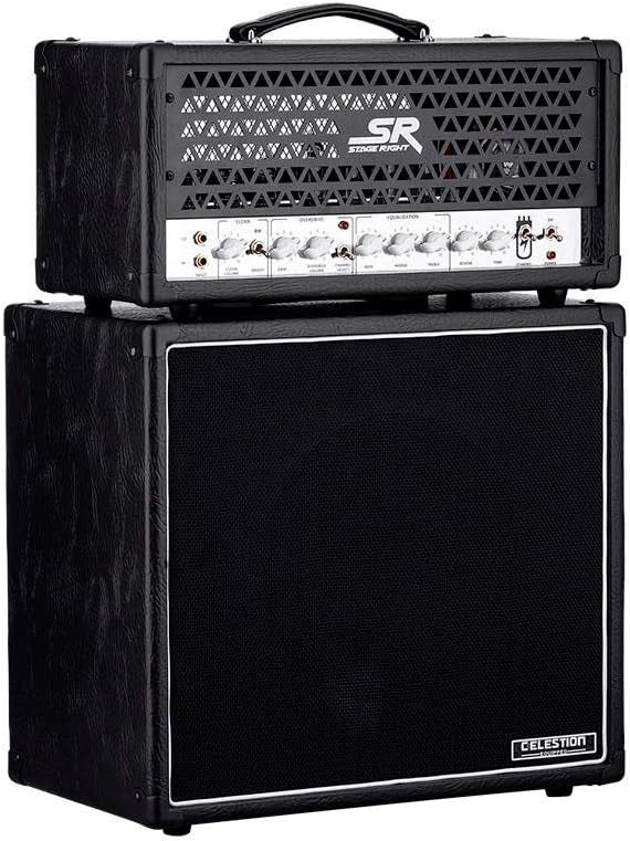 Monoprice 1x12 Guitar Stack Tube Amplifier - 30-Watt, With Celestion V30 and Reverb - Stage Right Series