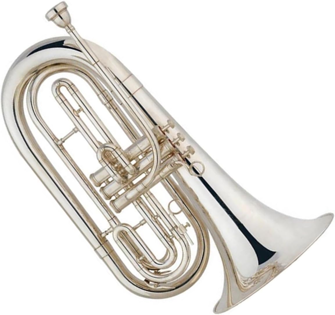 Nickel Plated B Flat Marching Euphonium For Beginners Euphonium All-brass Instrument