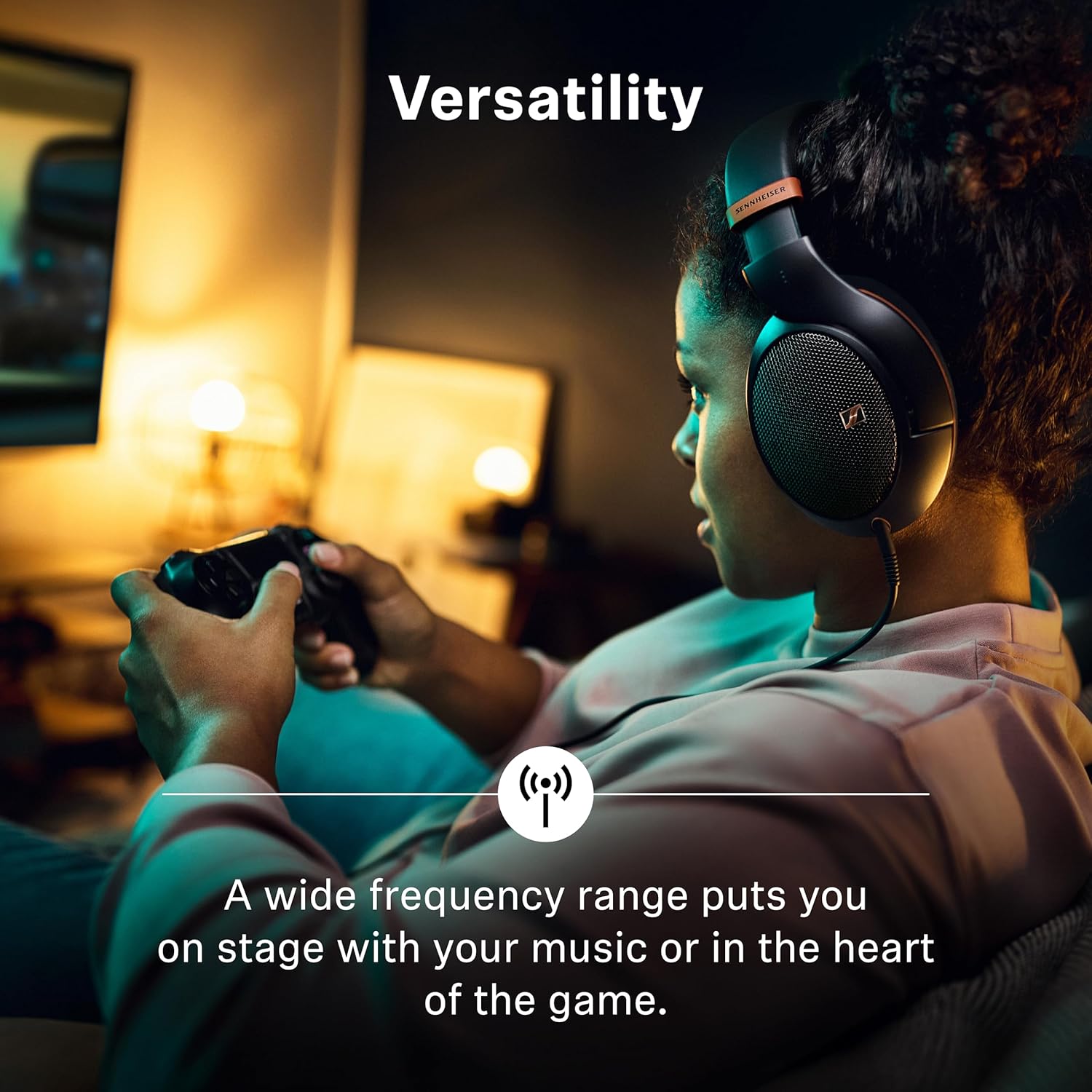 Sennheiser HD 505 - Wired Headphones Over Ear with Transparent Sound and Controlled Bass, Enhanced Comfort Studio Headphones for Music, Work, Gaming, Audiophiles, Students, Traveling, Copper Edition