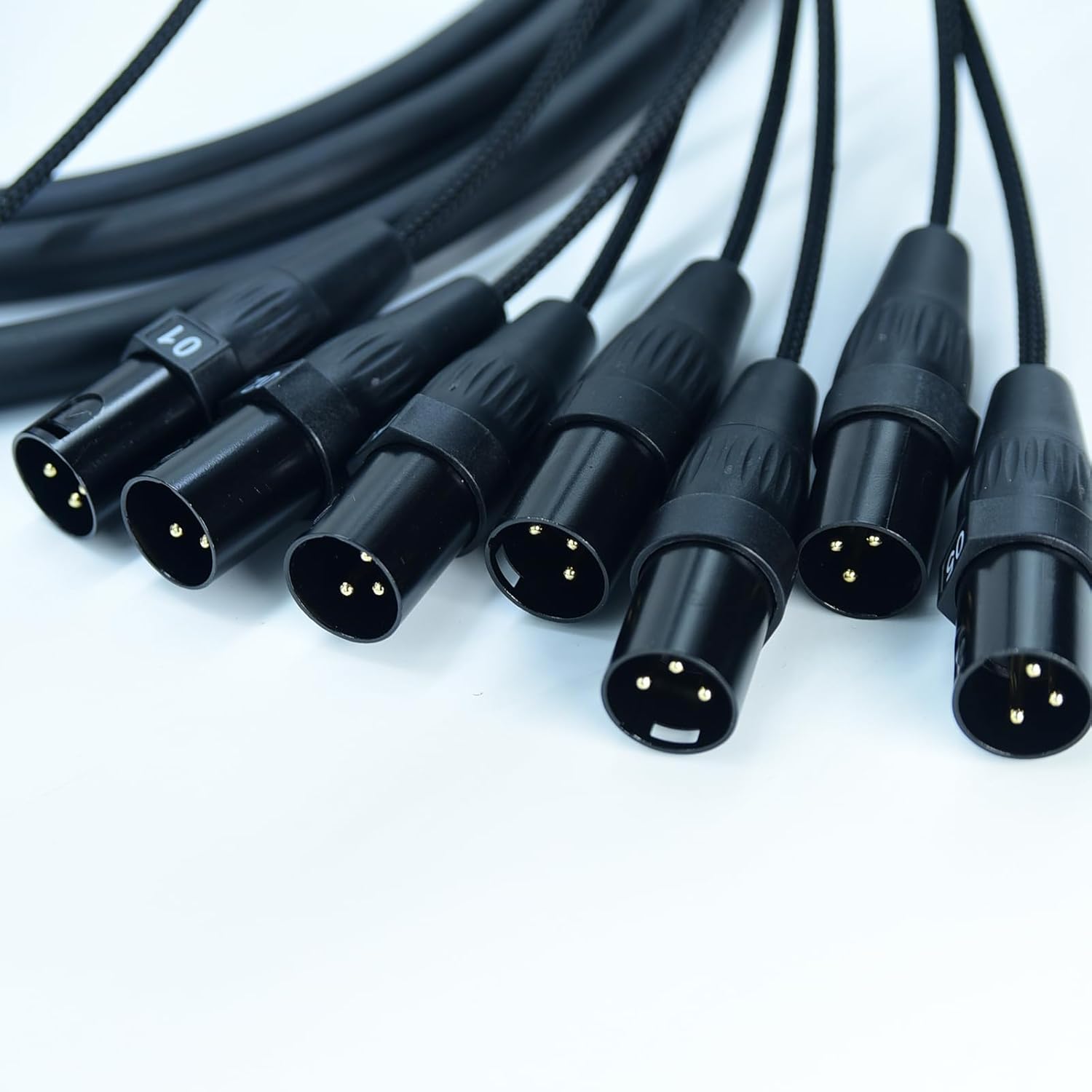 Arklove 8-Channel Low Profilemale XLR 1/4
