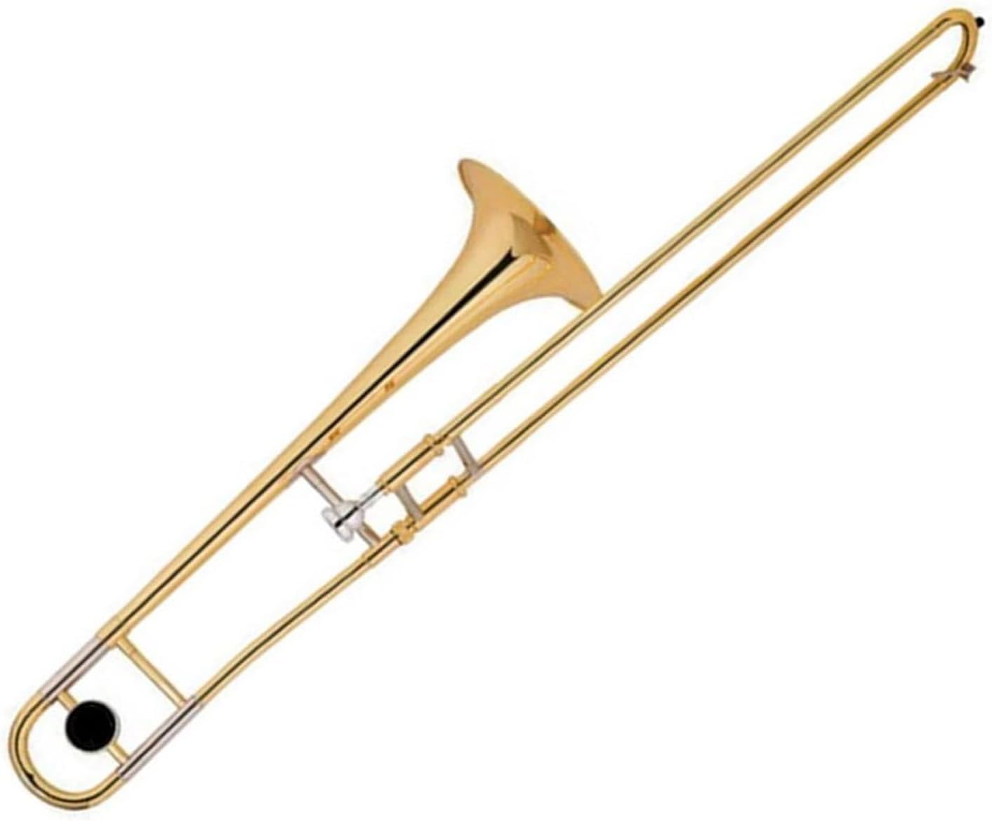 Adult Trombone Instrument Gold Lacquered Copper Alto Trombone Suitable For Beginners
