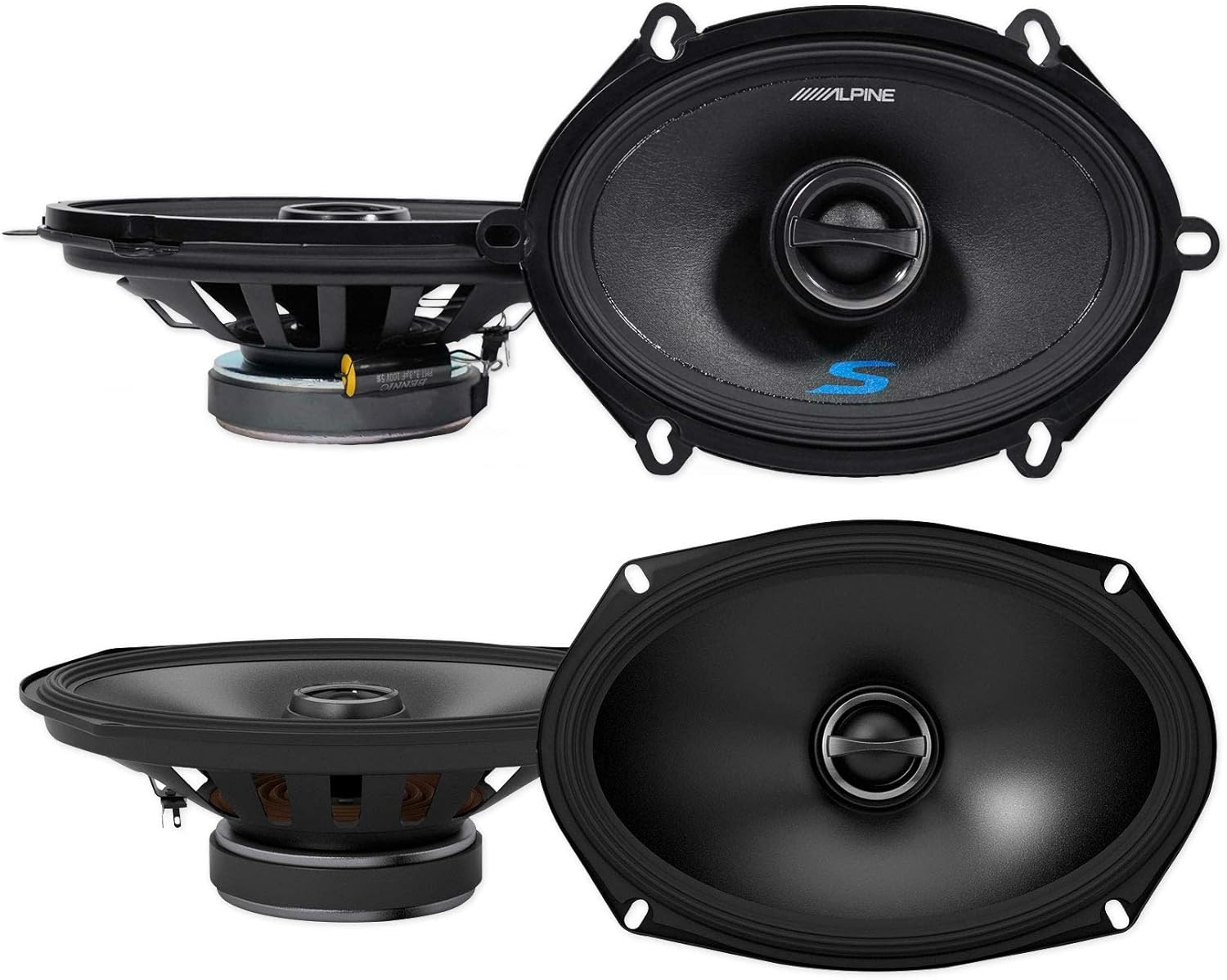 (2) Alpine S-S57 230 Watt 5x7