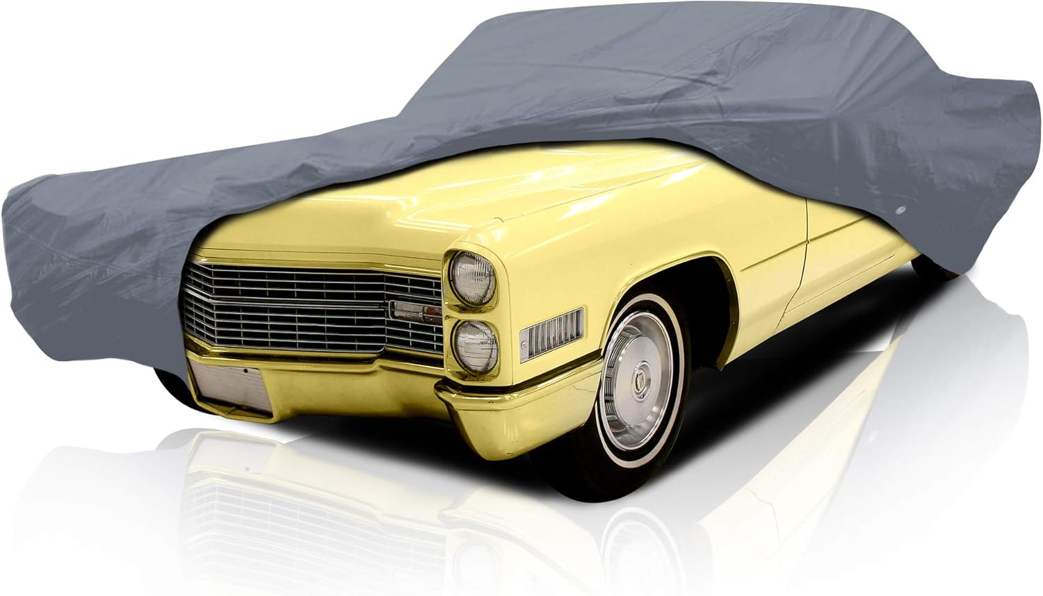 DaShield Ultimum Series Car Cover for Pontiac Bonneville 1958-1964 Convertible 2-Door All Weather Protection Semi Custom Fit Dust, Sun, Snow, Rain Protection Indoor Outdoor