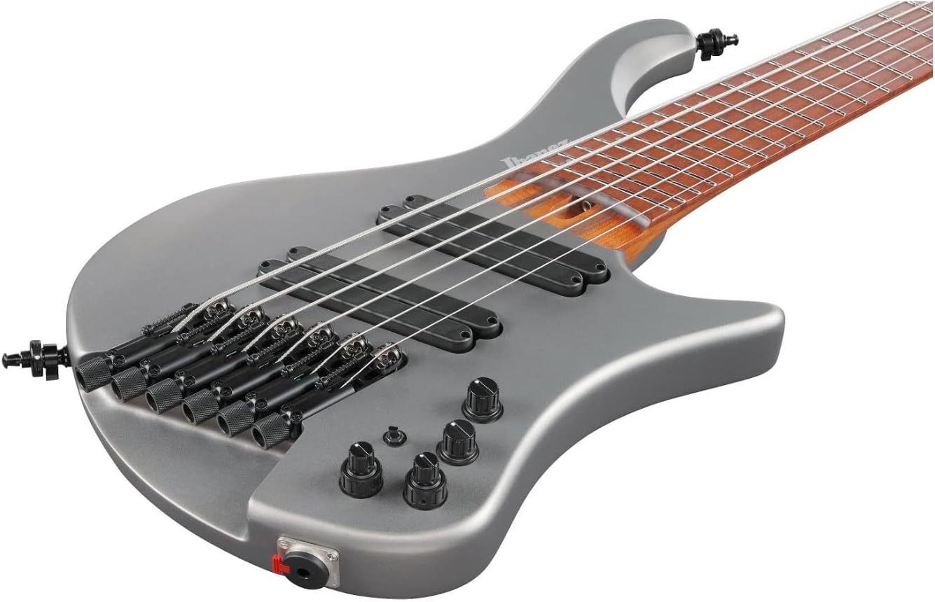 Ibanez Bass Workshop EHB1006MS 6-string Bass Guitar - Metallic Gray Matte