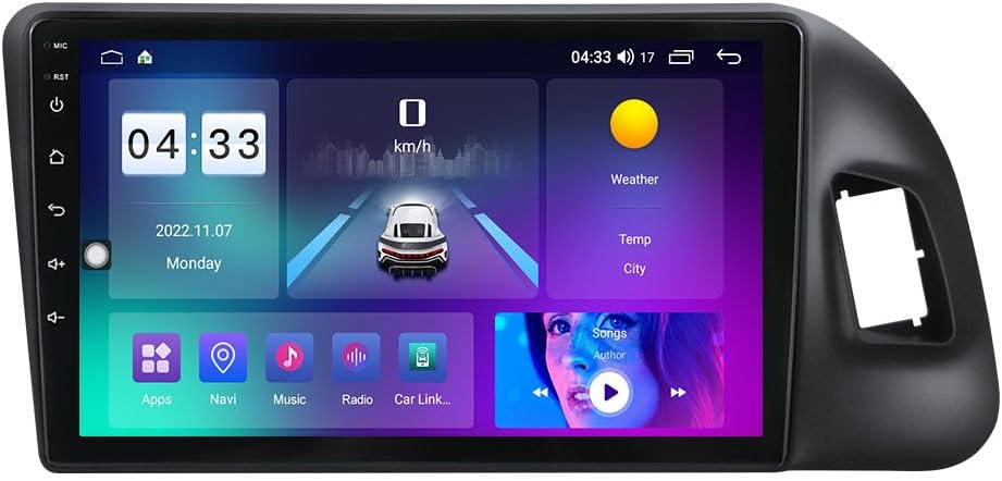 Android Car Stereo for Audi Q5 2010-2018,9 inch IPS Touchscreen with Upgrade Wireless CarPlay & Android Auto,WiFi/GPS,Support SWC and Subwoofer,8-Core 8G+256G