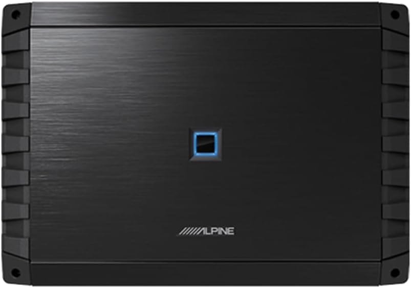 Alpine S2-A55V S-Series Class-D 5-Channel Amplifier, Hi-Res Certified, 40W x 4 + 200W x 1 @ 4 Ω, 60W x 4 + 300W x 1 @ 2 Ω