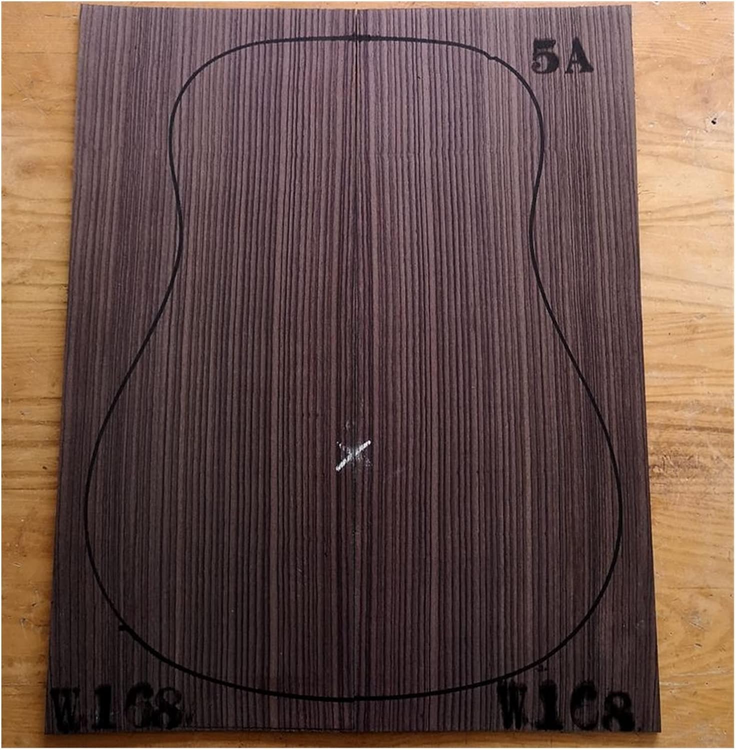 India Rose Wood Back Panel Wool Guitar Production Material Accessories DIY Guitar Kit (Color : 13)