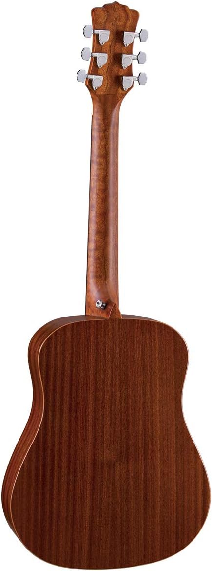 Luna Safari Series Muse Spruce 3/4-Size Travel Acoustic Guitar - Natural