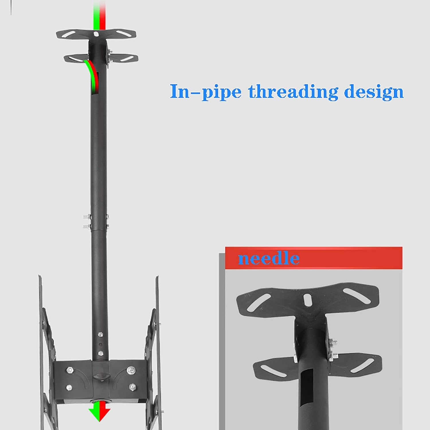 TV Stand,Tv Wall Mount Extra Long Ceiling Tv Mount Bracket, Fits Most 32-55