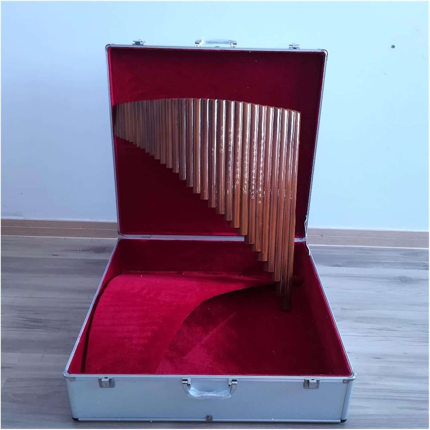PanPipes Woodwind Instrument 31 Pipes Professional Panflute Handmade Bamboo Flute with Panpipes Case