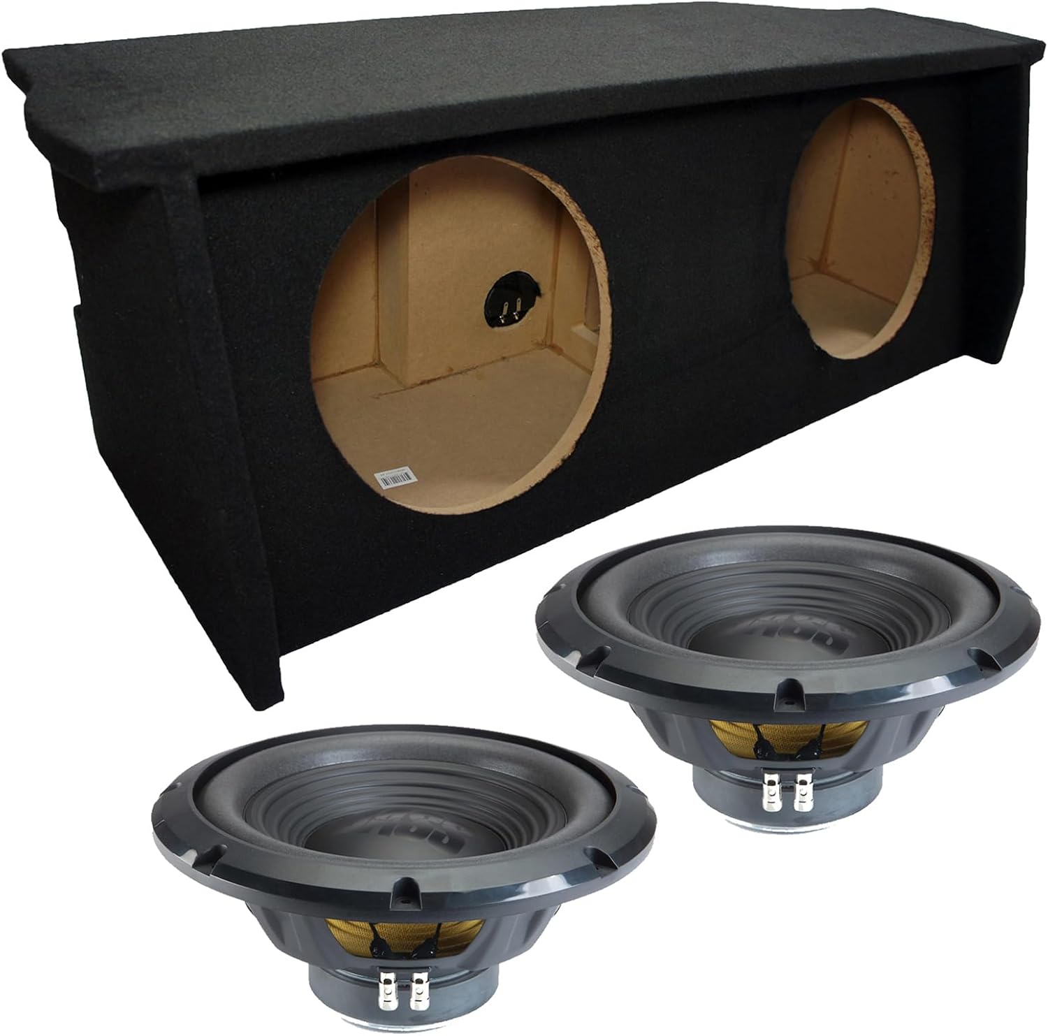 Alpine Compatible with 2007-2018 Jeep Wrangler 2 Door Sealed Dual 12