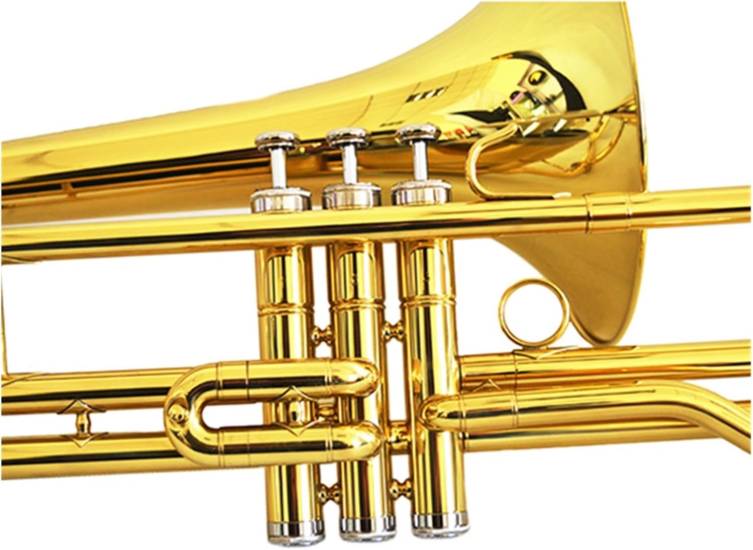 Adult Trombone Instrument C Key Trombone Lacquered Brass Three Design Instrument