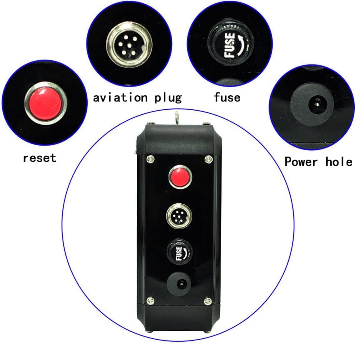 Led Digital Counter,3in 4-Digit Digital Electronic Counter, Red Display Digital Counter 0-9999 With Remote Control, Production Line Counting Screen, for Factories and Workshops, Airports Stations