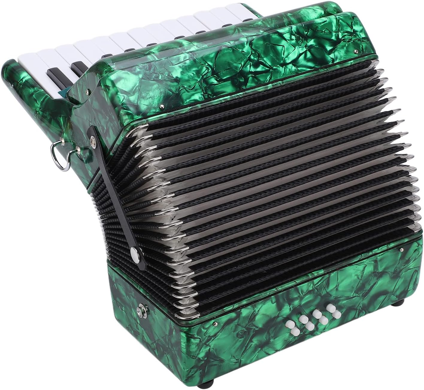 Professional Accordion 22 Keys and 8 Bass Concertina Accordion Accordion Standard Design International Standard Size Beginners Accordion Musical Instrument