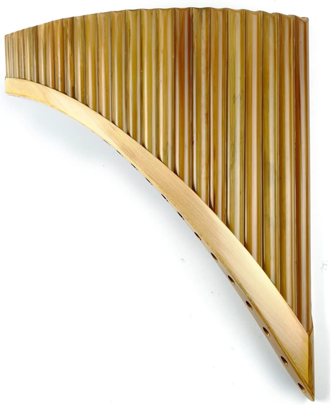 TSTS Beginner Pan Flute 25 Pipes C Key Pan Flute Woodwind Instrument Musical Instrument Bamboo Pan Flute (Color : Left-Hand)