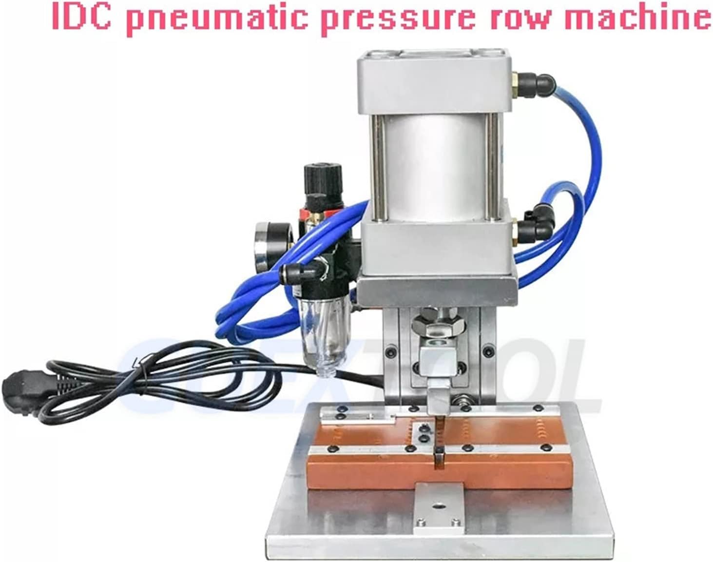 Pneumatic Automatic Crimping Machine, IDC Head Automatic Riveting Press, Computerized Cable Automatic Crimping Machine with Efficiency