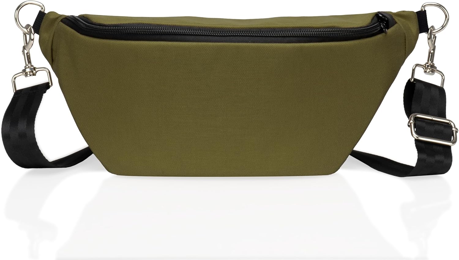 Xtreme Sight Line ~ SLING Faraday Bag ~ Data Security Cross-Body for Executive Travel ~ Tracking/Hacking Defense ~ Crystal Faraday Sleeve ~ OD Green