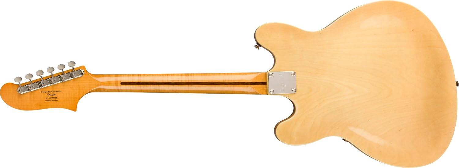 Squier Classic Vibe Starcaster Electric Guitar, with 2-Year Warranty, Natural, Maple Fingerboard
