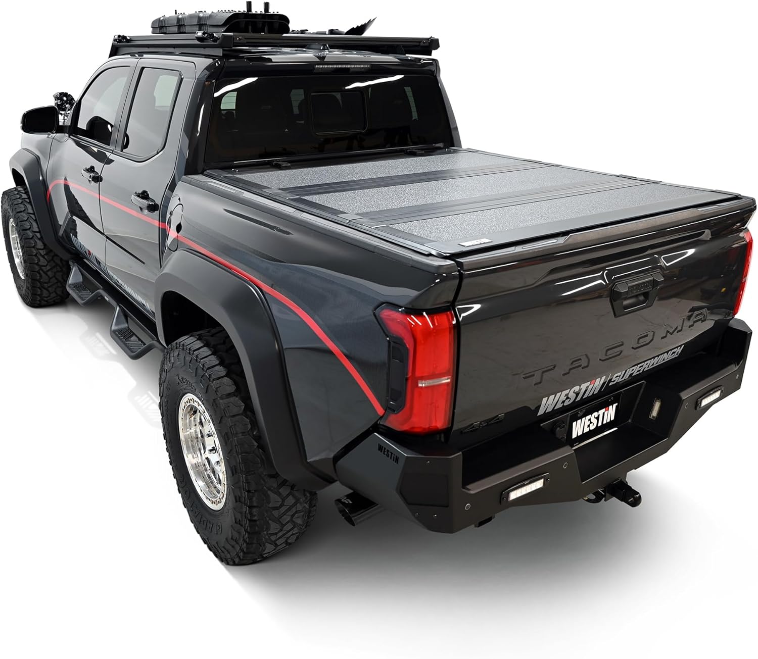 Westin 19-42785 Hard Tri-Fold Tonneau Cover fits 2024-2026 Tacoma 5' Bed