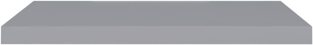 Modern Style Floating Shelves,Wall Storage Shelves,Wall Mounted Shelf Organizer Unit Display Shelf,for Living Room,Bedroom,Kitchen,Bathroom,Office,4 pcs Gray 31.5