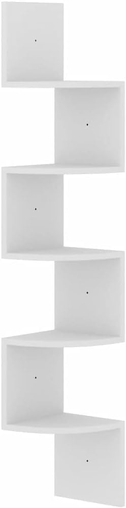 Corner Shelf,Floating Shelves for Wall,Easy-to-Assemble Wall Mount Corner Shelves for Bedrooms and Living Rooms Wall Corner Shelf White 7.5