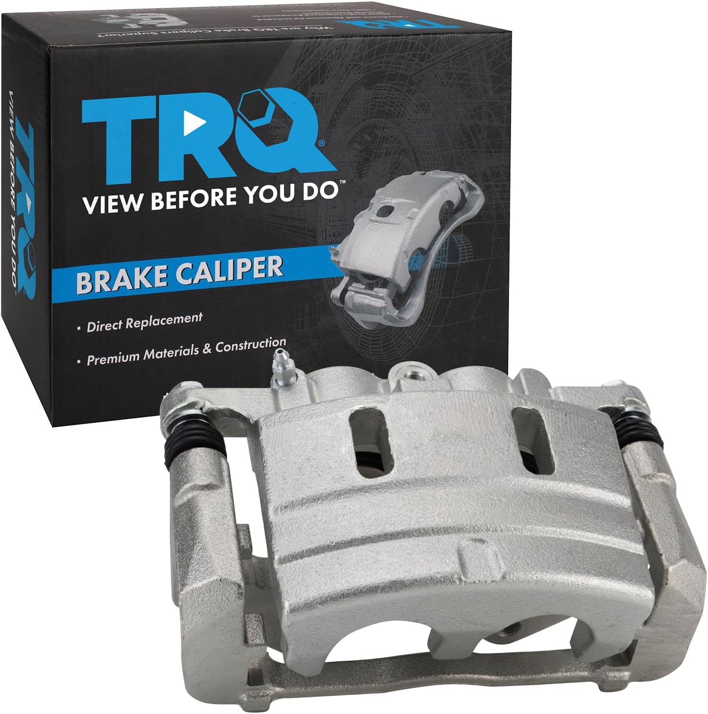 TRQ Front Left Right Brake Caliper w/Bracket Driver Passenger Side Compatible with 2014-2019 Dodge Charger