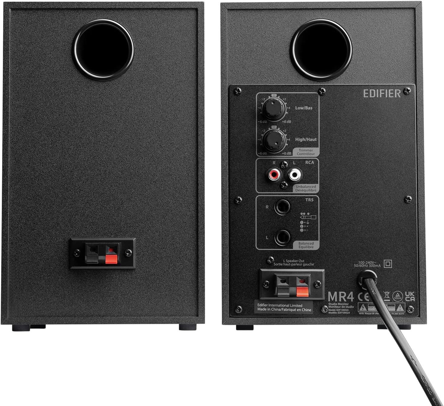Edifier MR4 Powered Studio Monitor Speakers, 4