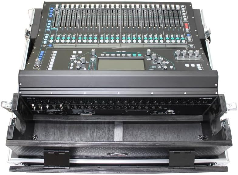 ProX XS-AHSQ5DHW ATA Digital Audio Mixer Flight Case for Allen & Heath SQ5 Console with Doghouse compartment and Caster wheels