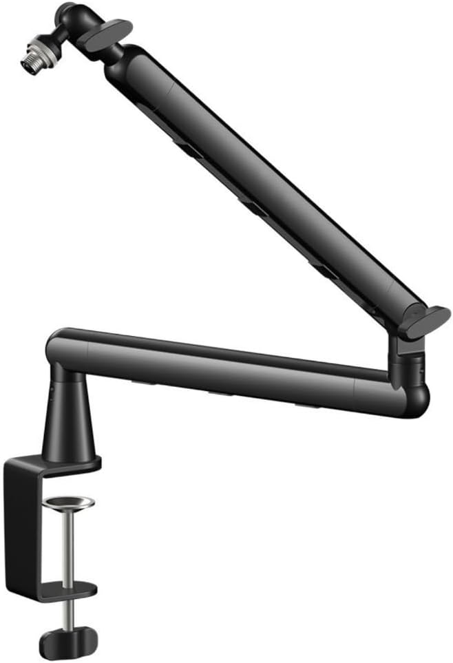 Foldable Microphones Shock Mount Suspension Boom with Clamp for Singers