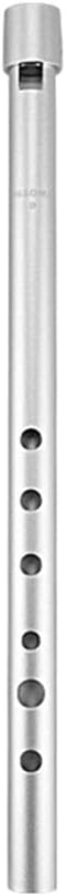 Whistle Traditional Tin C/D Key 6 Holes Flute Wind Music Instrument for Beginners(C Tone)