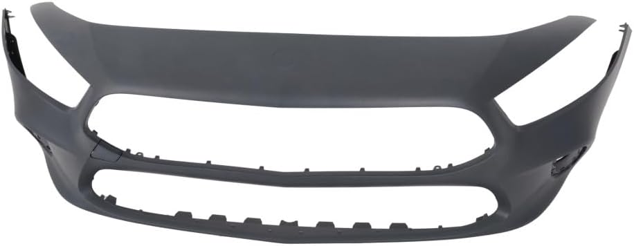 KarParts360 For Mercedes-Benz A220 2019 2020 2021 2022 Bumper Cover | Front | Primed | With Active Park Assist Sensor Holes | Excluded Camera Hole | Replacement For MB1000597 | 17788042009999