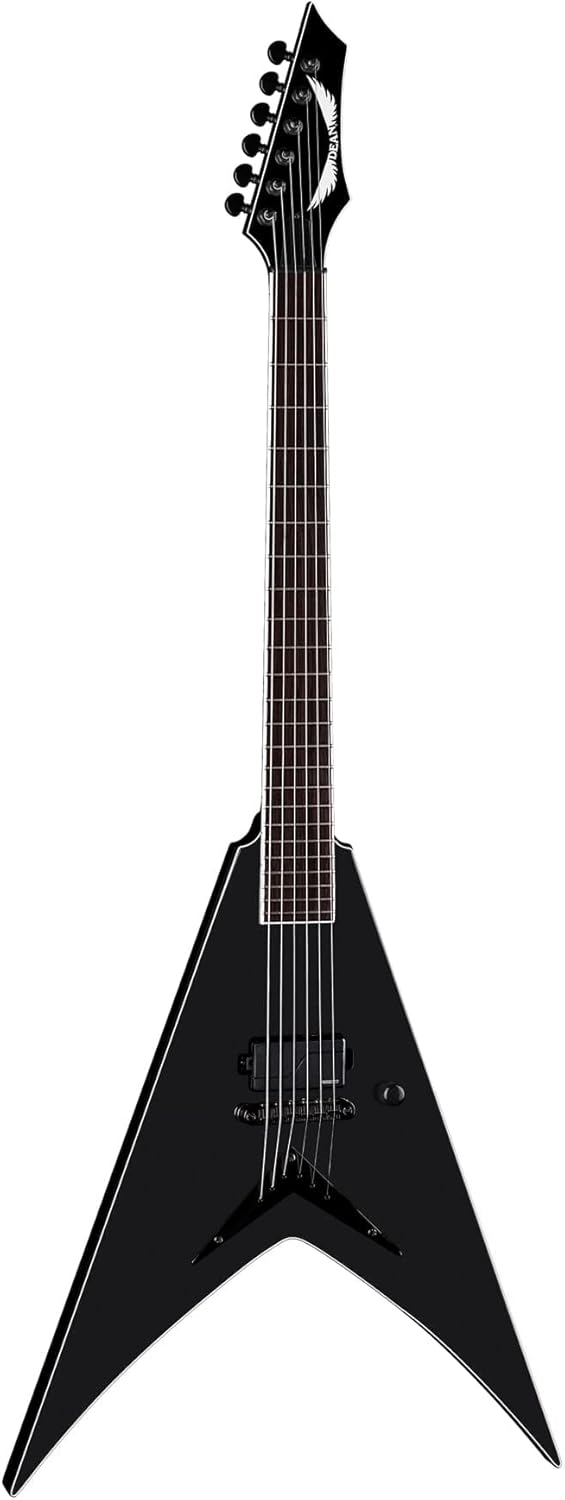 Dean Guitars Vengeance Select Fluence Black Satin, VEN SEL FL BKS (Guitar Only)